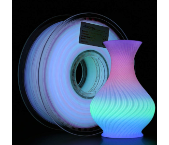 AMOLEN Glow in the Dark Rainbow PLA Filament